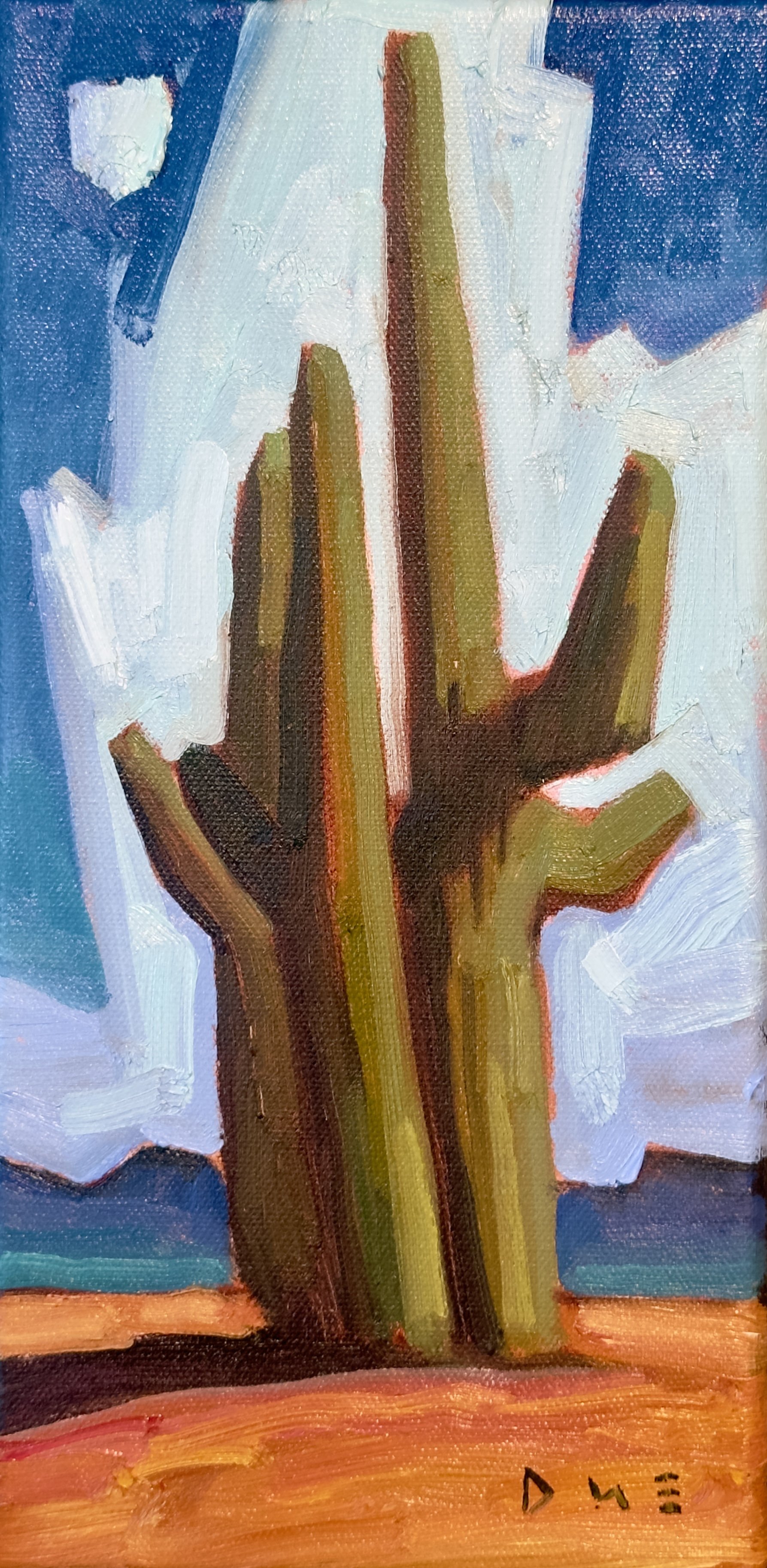 "Grow together" Oil 5 x 10"