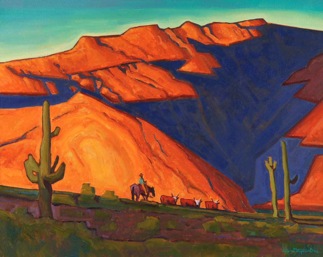 "Sonoran Mountain" oil 24 x 30"