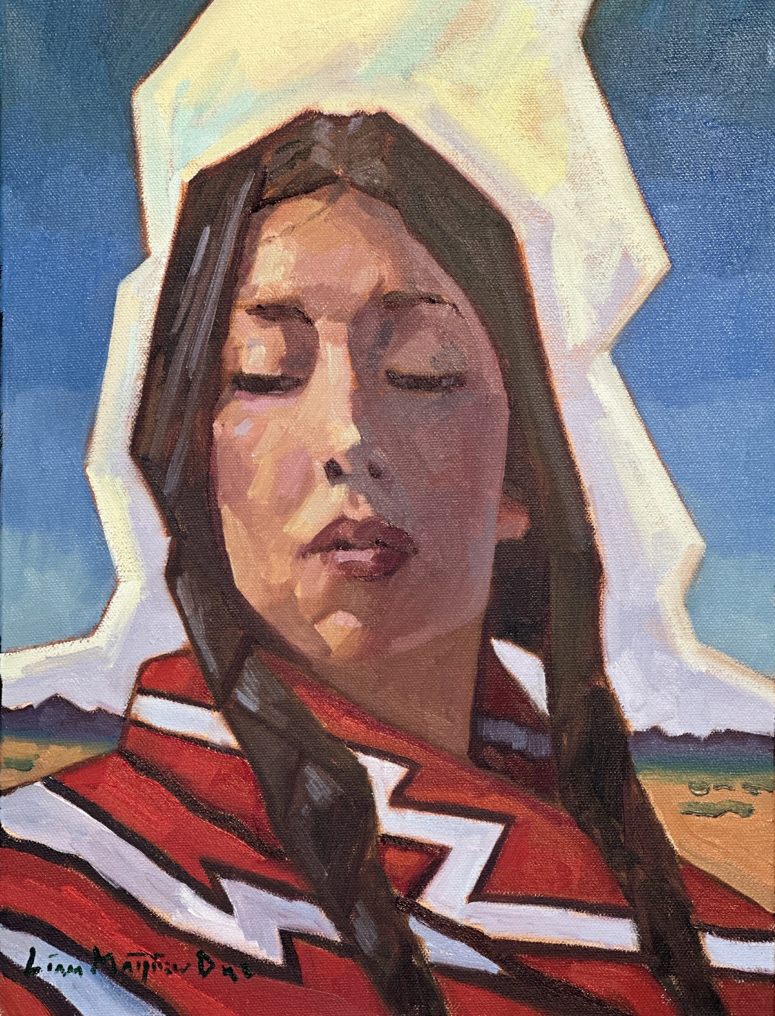 "Daughter of clouds" Oil 12 x 16
