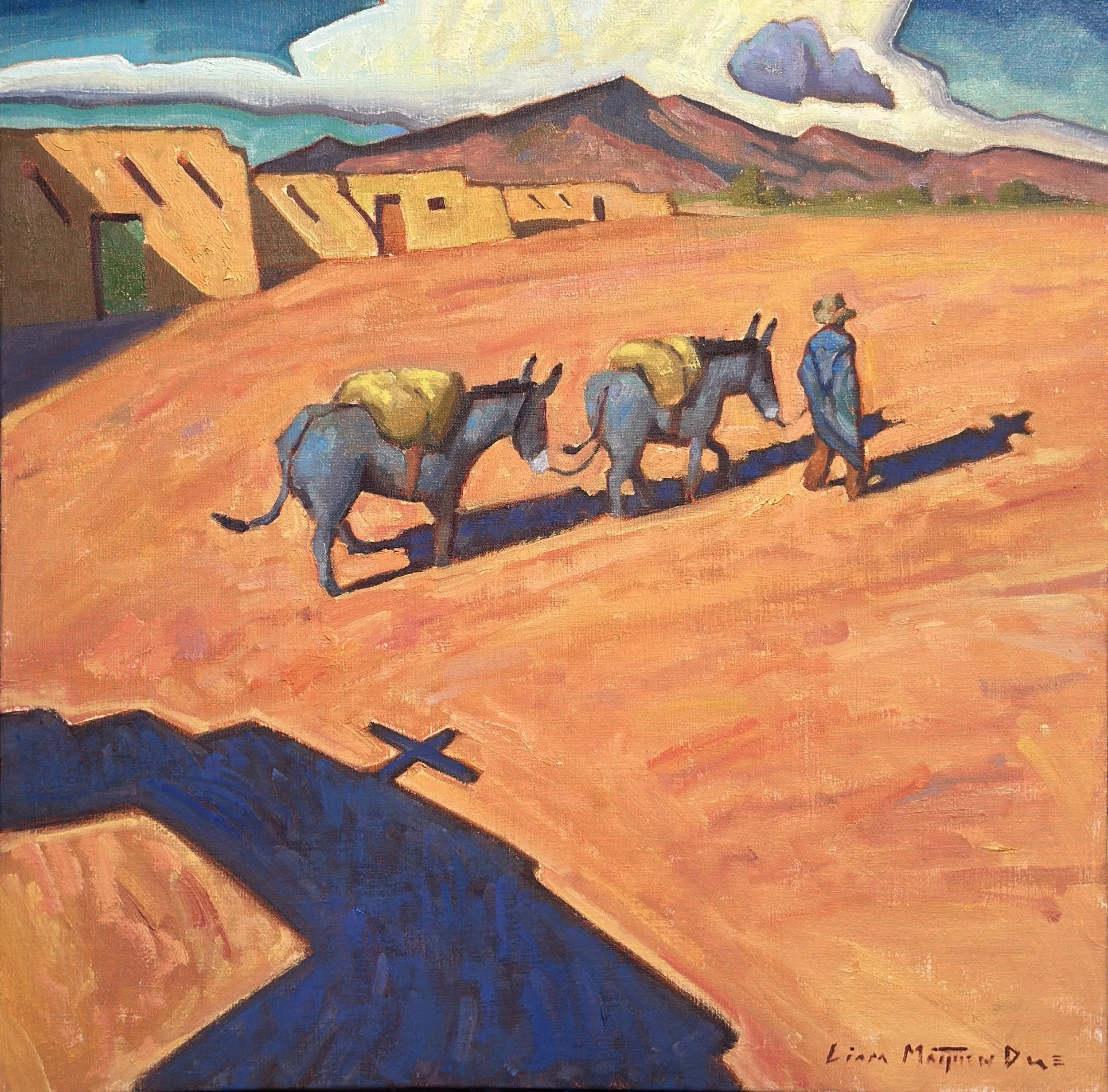"Leave the world behind" Oil 20 x 20