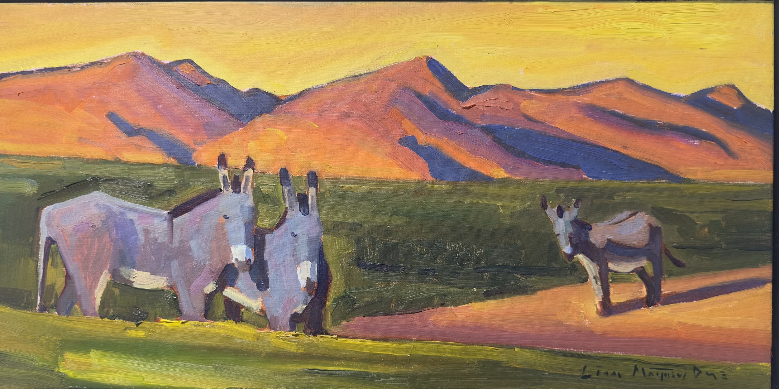 "Ever passing moments" Oil 10 x 20