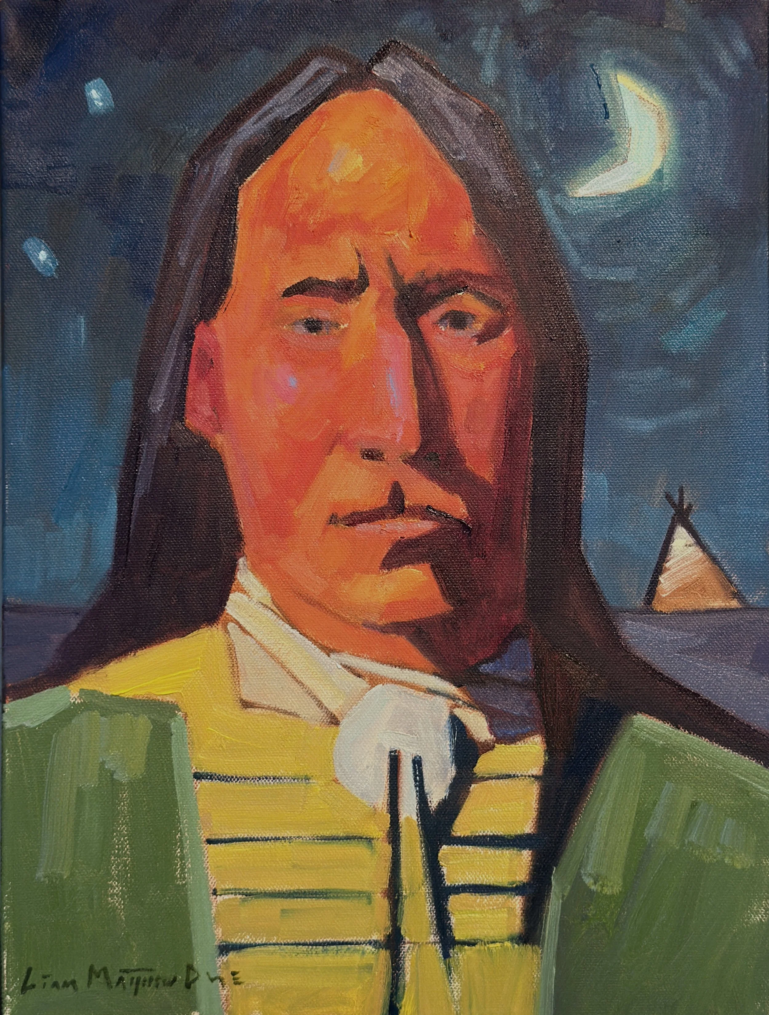 "Night warrior" Oil 12 x 16