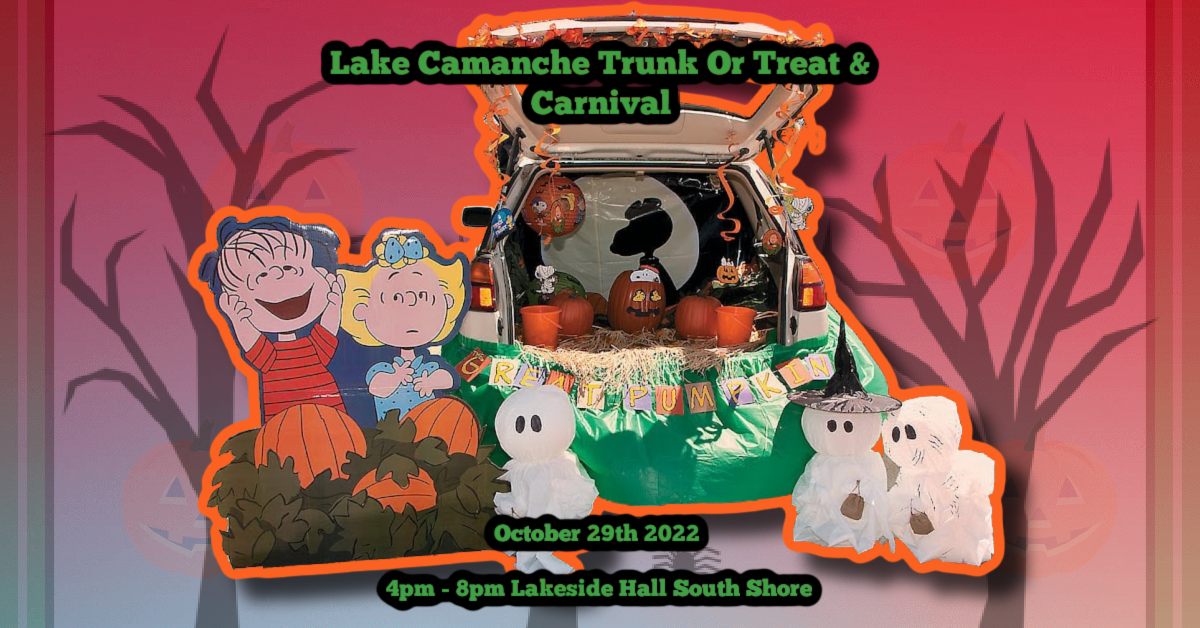 Lake Camanche Trunk Or Treat — Lake Camanche Recreation Camping in