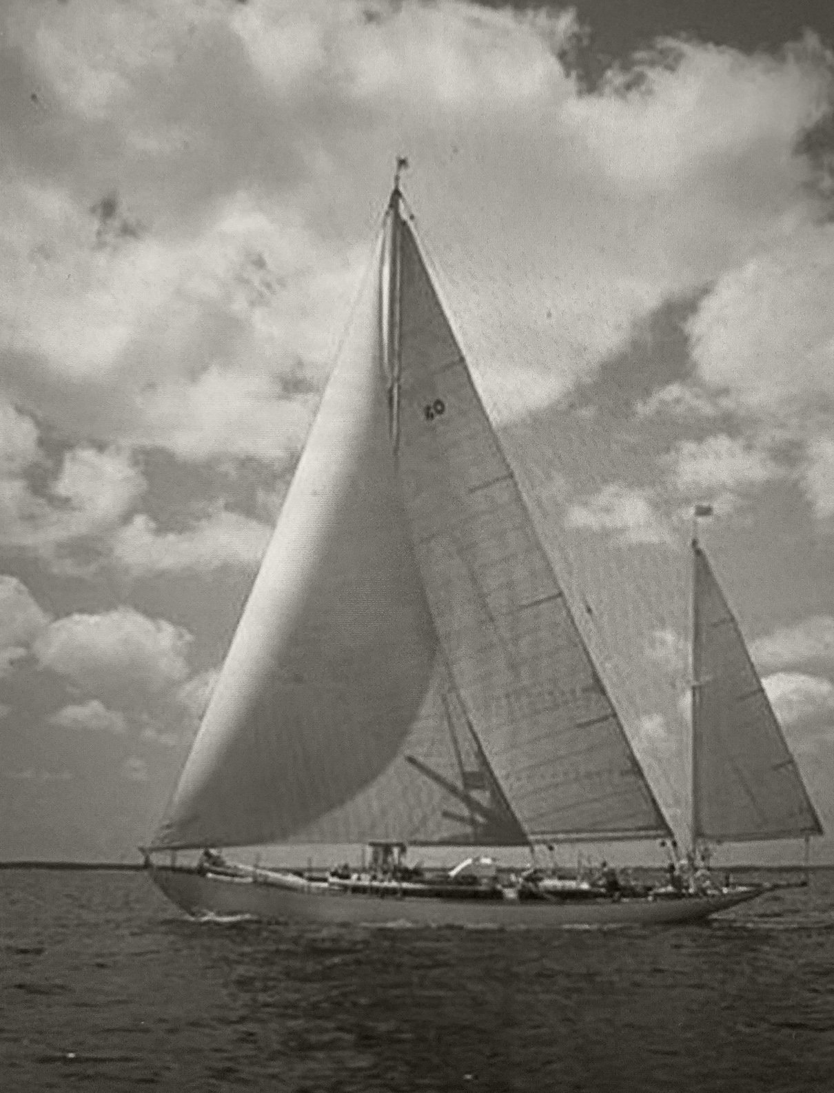 Caribee Carlton Michell's Rhodes-designed yawl