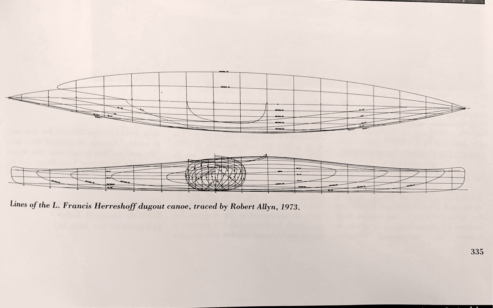 L Francis Herreshoff was a canoe enthusiast, here his treatment of an elegant kayak