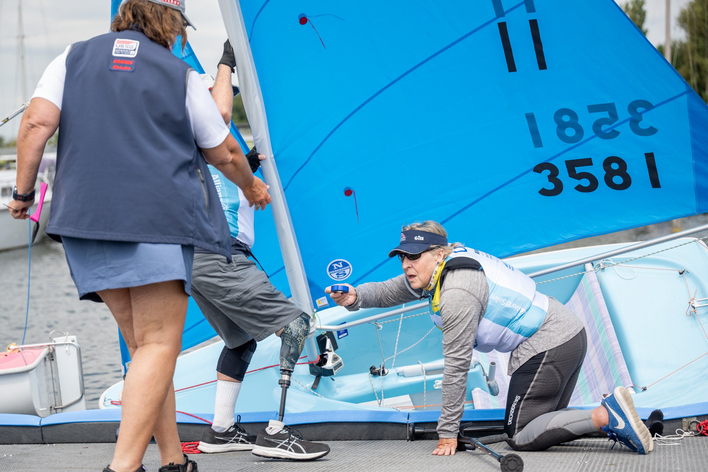 38 years after the first Womens World win,Betsy Alison overcomes all odds to win the gold medal  in singlehanded sailing in the August 2023 World Para Athletic games... always a champion