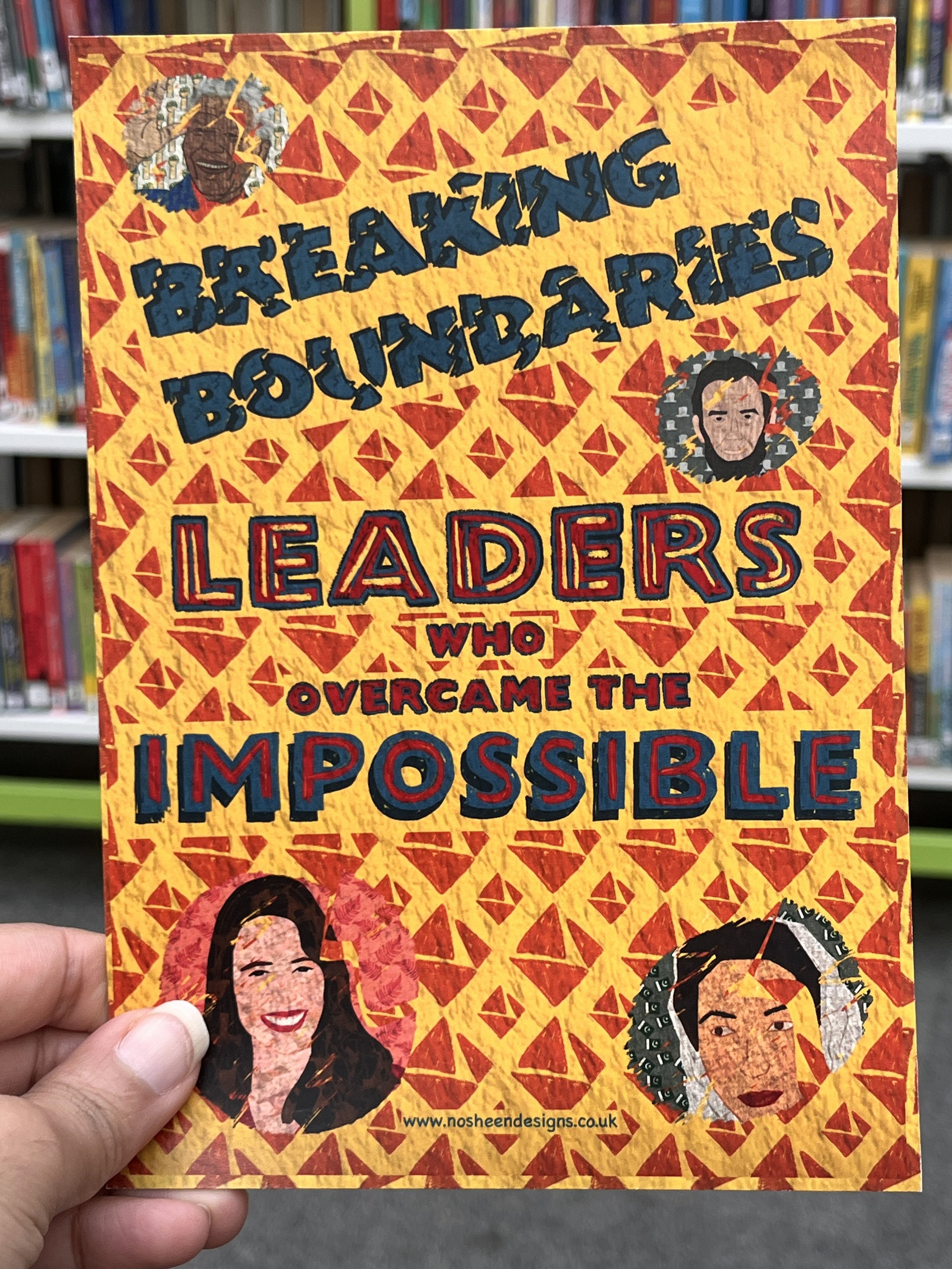 Designing a Middle-Grade Book Cover with Hand-Drawn Portraits and Hand Lettering Illustrations: A Journey Through Icons of Leadership