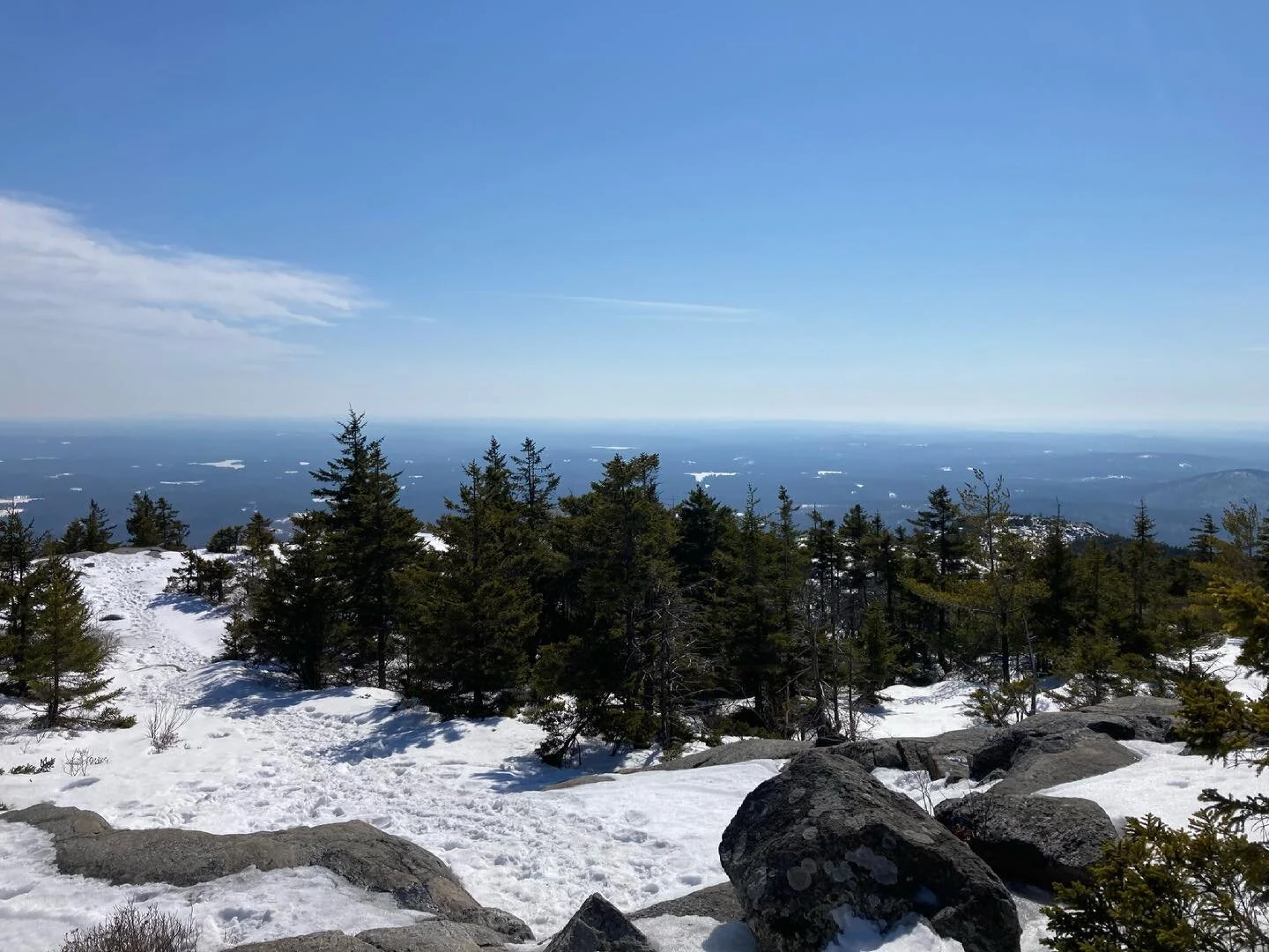 Yesterday I went for a run. I haven&rsquo;t run since last summer when I hurt my ankle. It felt so good to be outside- and today I hiked mount monadnock! My legs are so sore and tired! But man does it feel nice to enjoy this taste of warm weather. ☀️