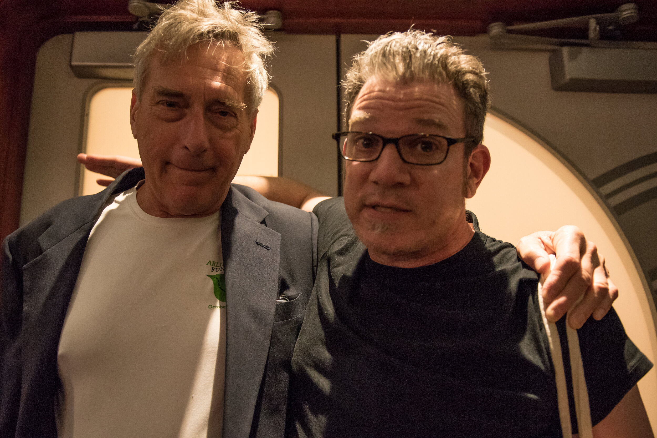  Don Zeintara (Inner Ear Recording Studio) and Geoff Turner (Gray Matter) at  the film’s World Premiere at the American Film Institute. Photo by Nalinee Darmrong. 