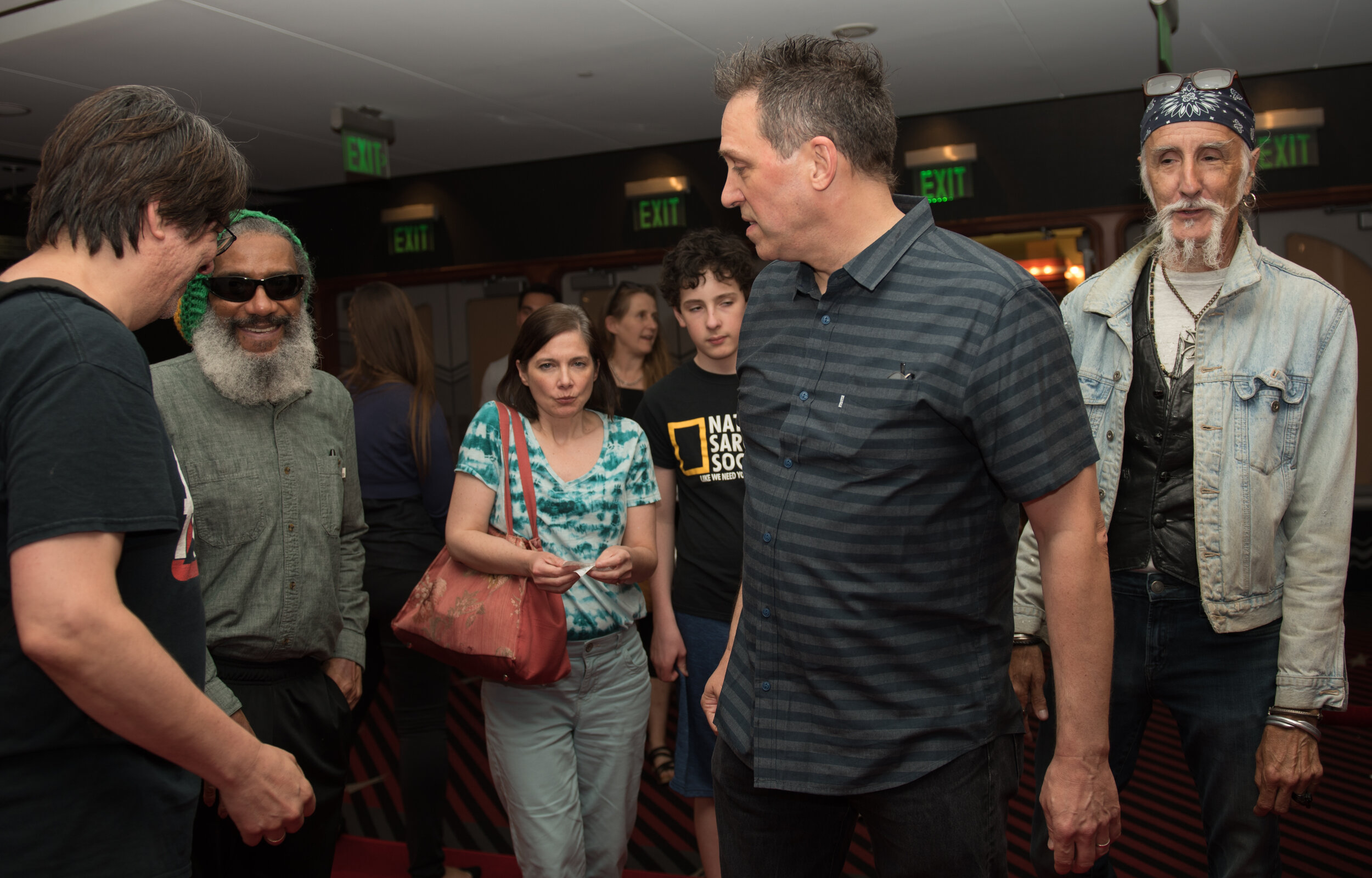  Bert Quieroz, HR (Bad Brains), Nathan Strejcek, and KimKane at the film’s World Premiere at the American Film Institute.  