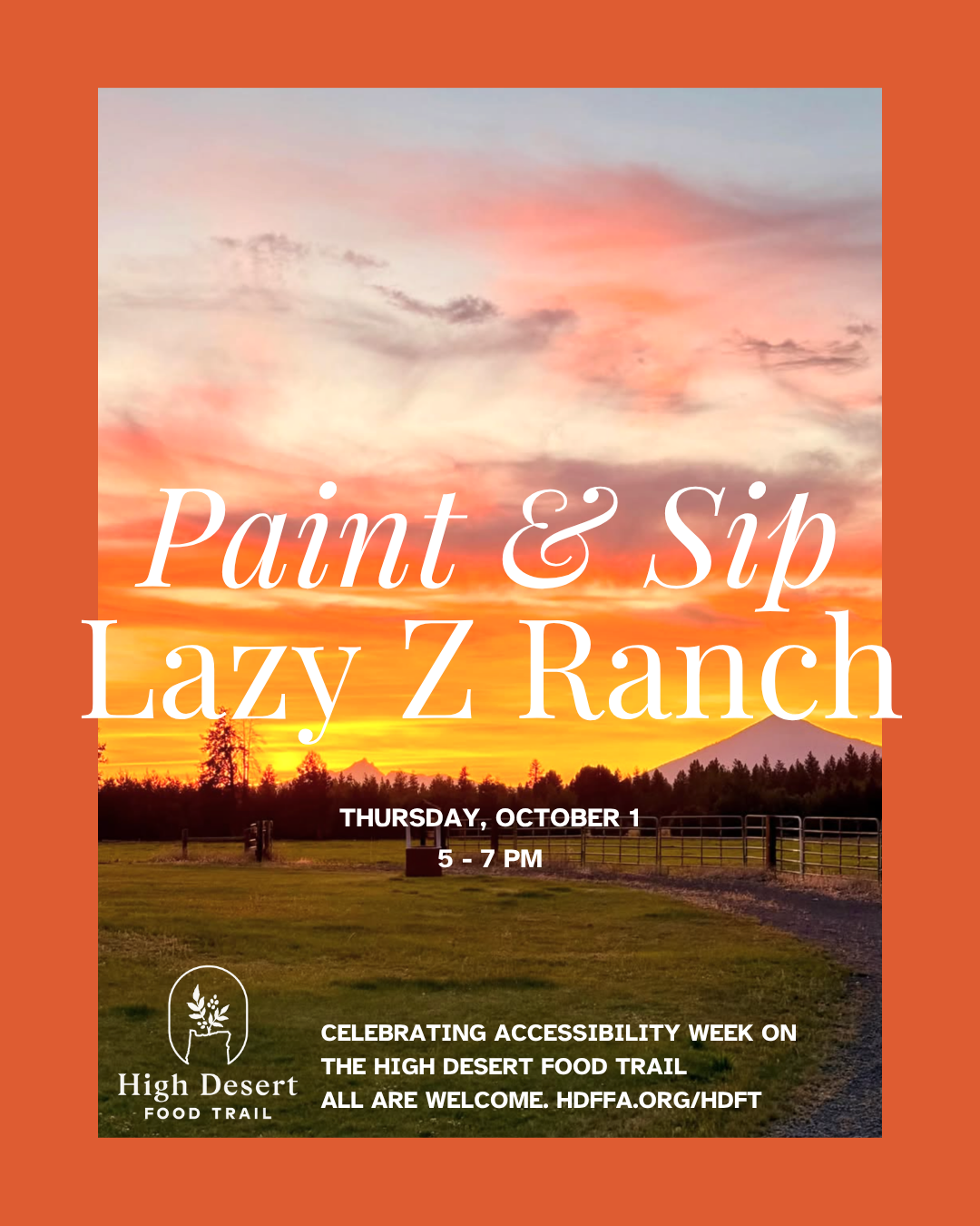 Paint & Sip w/ HDFFA
