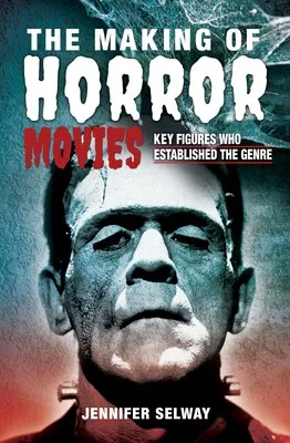 Book cover shows the classic image of Frankenstein's monster (head and neck) complete with neck bolts. His head is tilted back and eyes half closed. The image is in black and white, with a similar coloured background bleeding into red at the bottom.