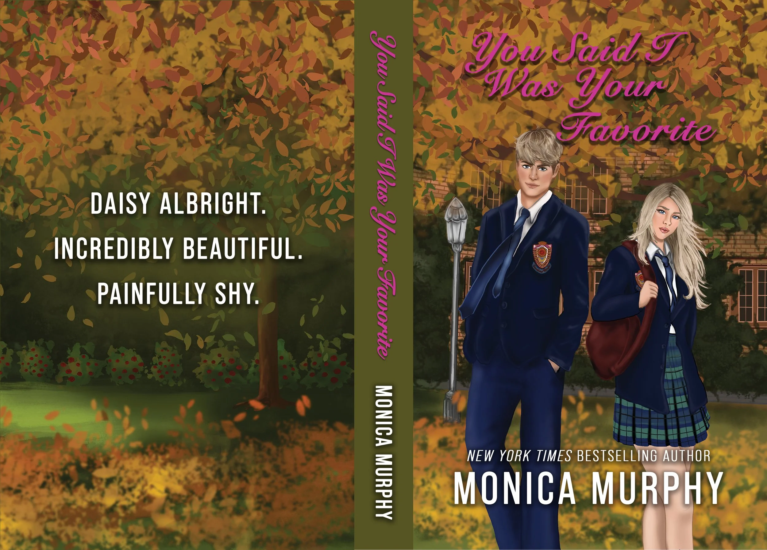 You Said I Was Your Favorite (Book Cover)