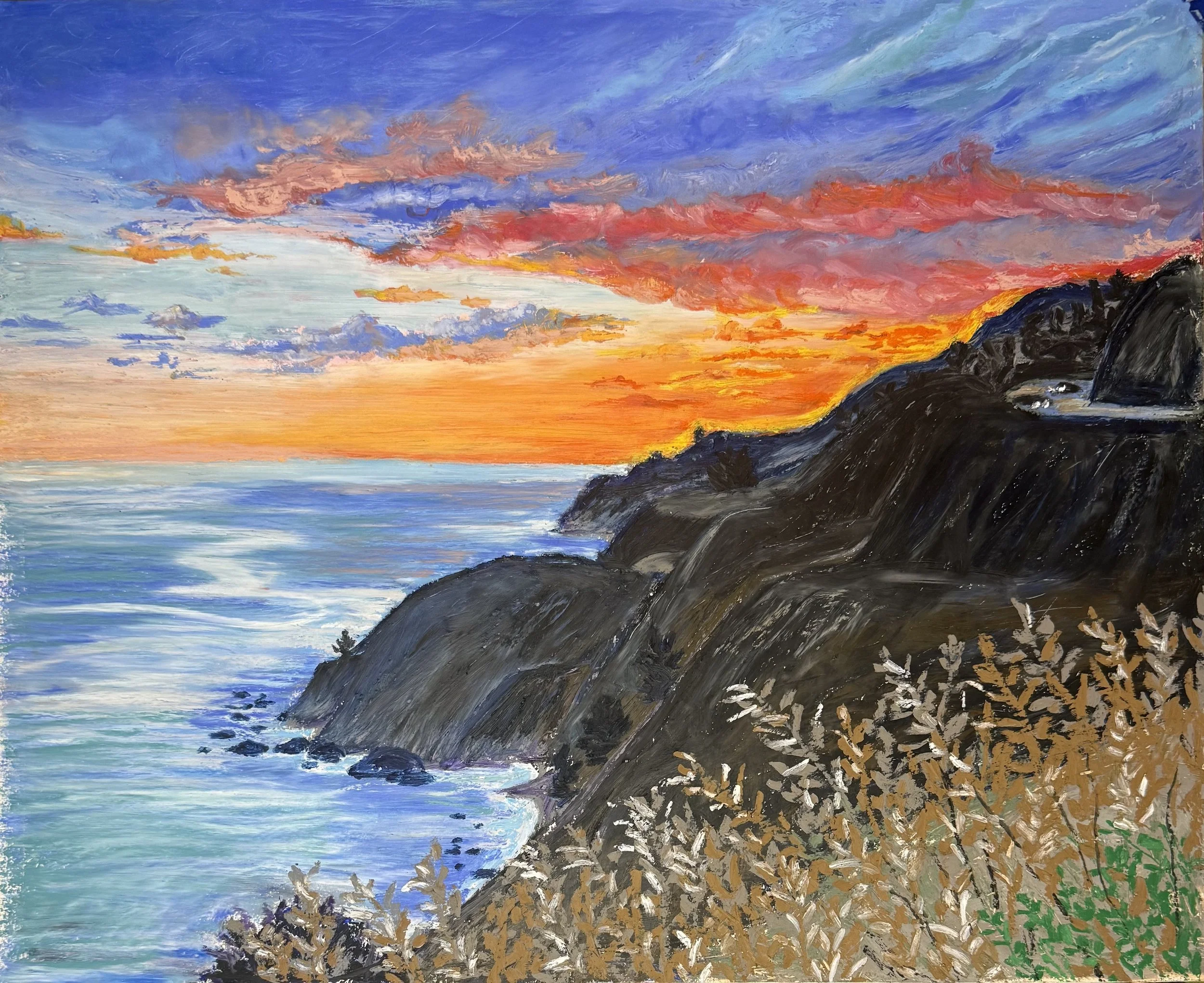 Sunset in Big Sur