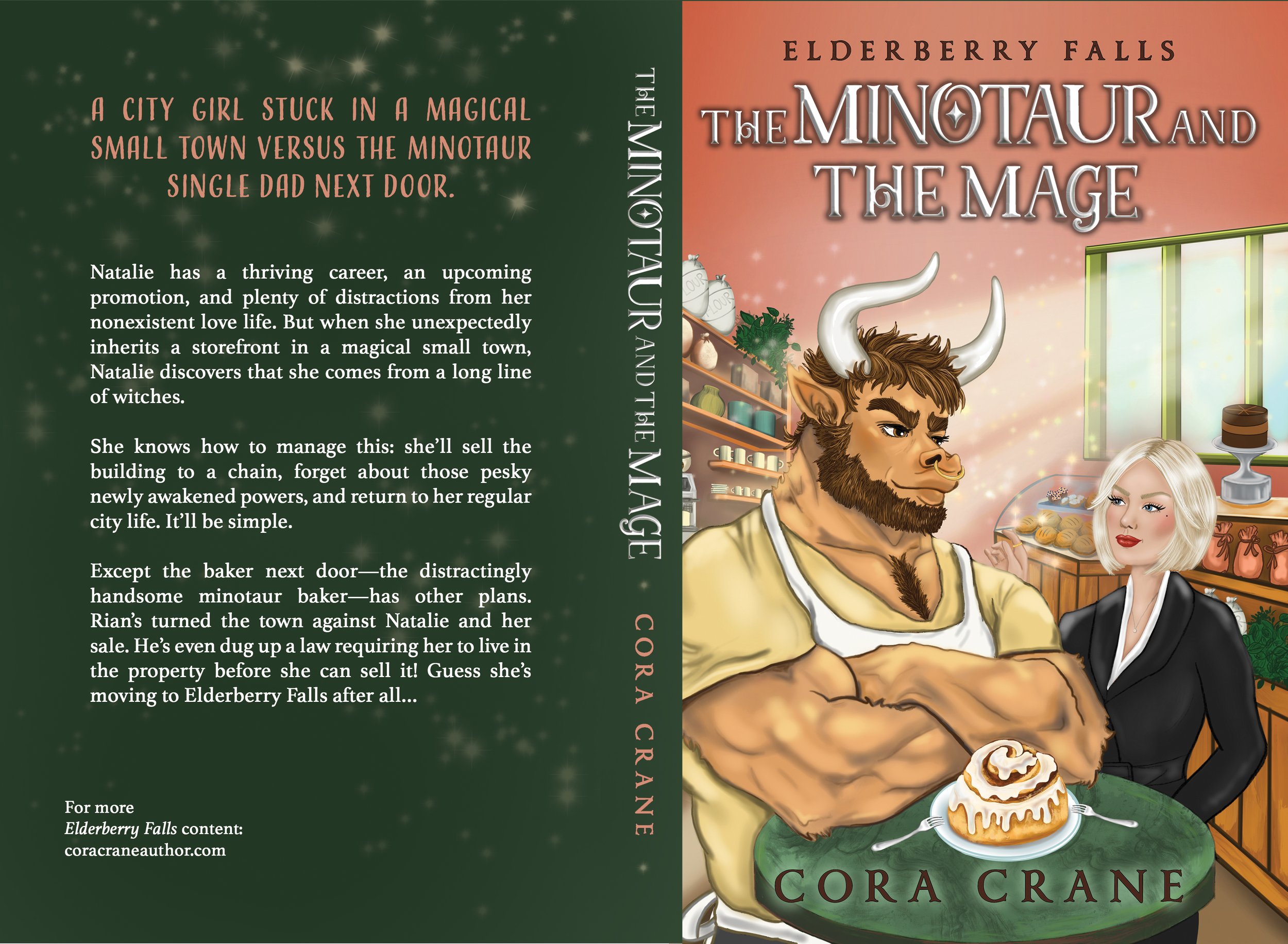 The Minotaur and The Mage (Book Cover)