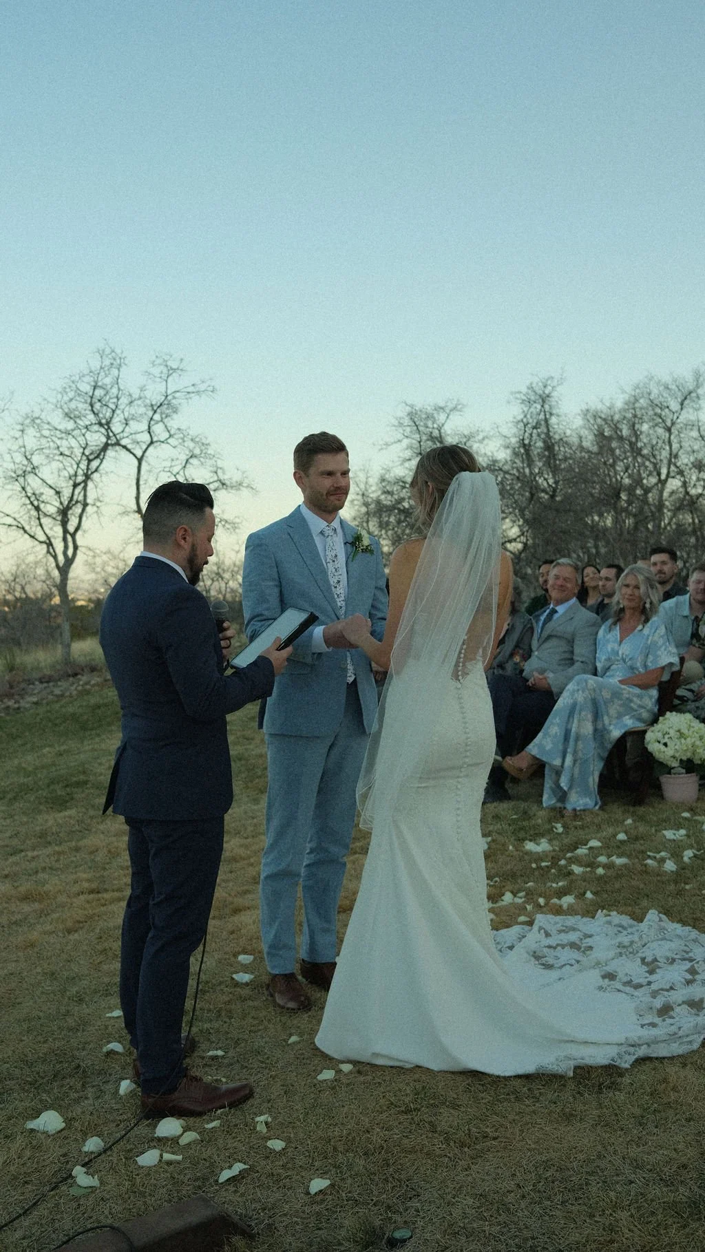 Engagement party turned surprise wedding