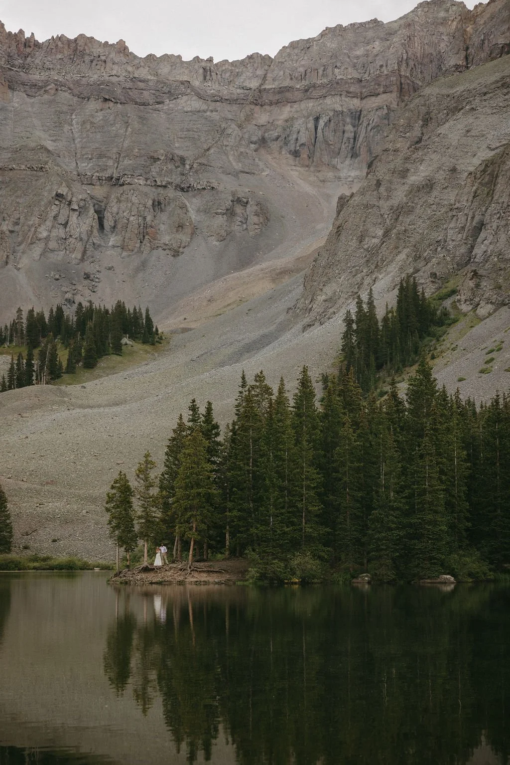 Alta Lakes bridal portraits