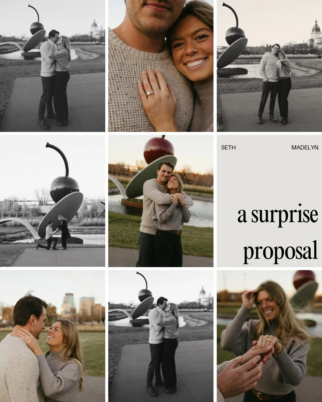 Documenting surprise proposals are so special, especially when they are six great friends of ours 💛

Chuck and I are SO SO SO excited for you both and couldn&rsquo;t be happier for you two!!! Now we just need yall to elope in Idaho like we talked ab