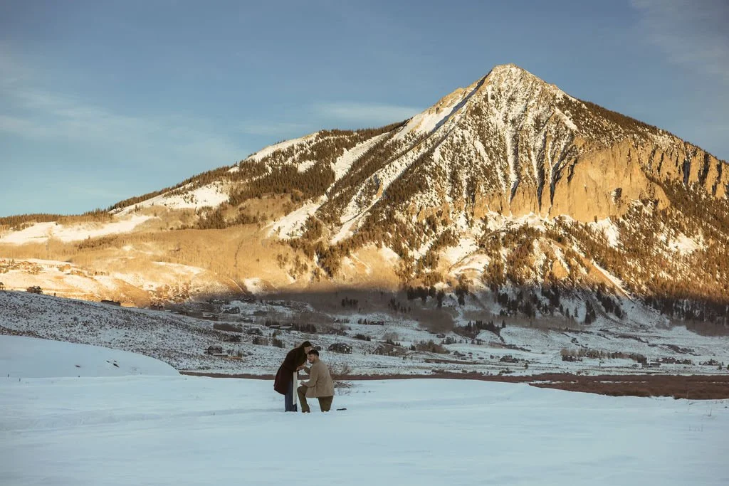 Surprise Proposal in Crested Butte, Colorado
