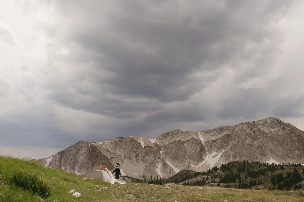 Centennial, Wyoming Intimate Wedding at Snowy Range Lodge