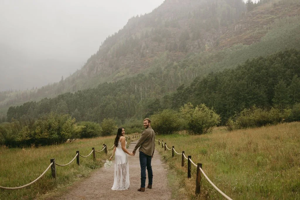 Maroon Bells Summer Engagement Session