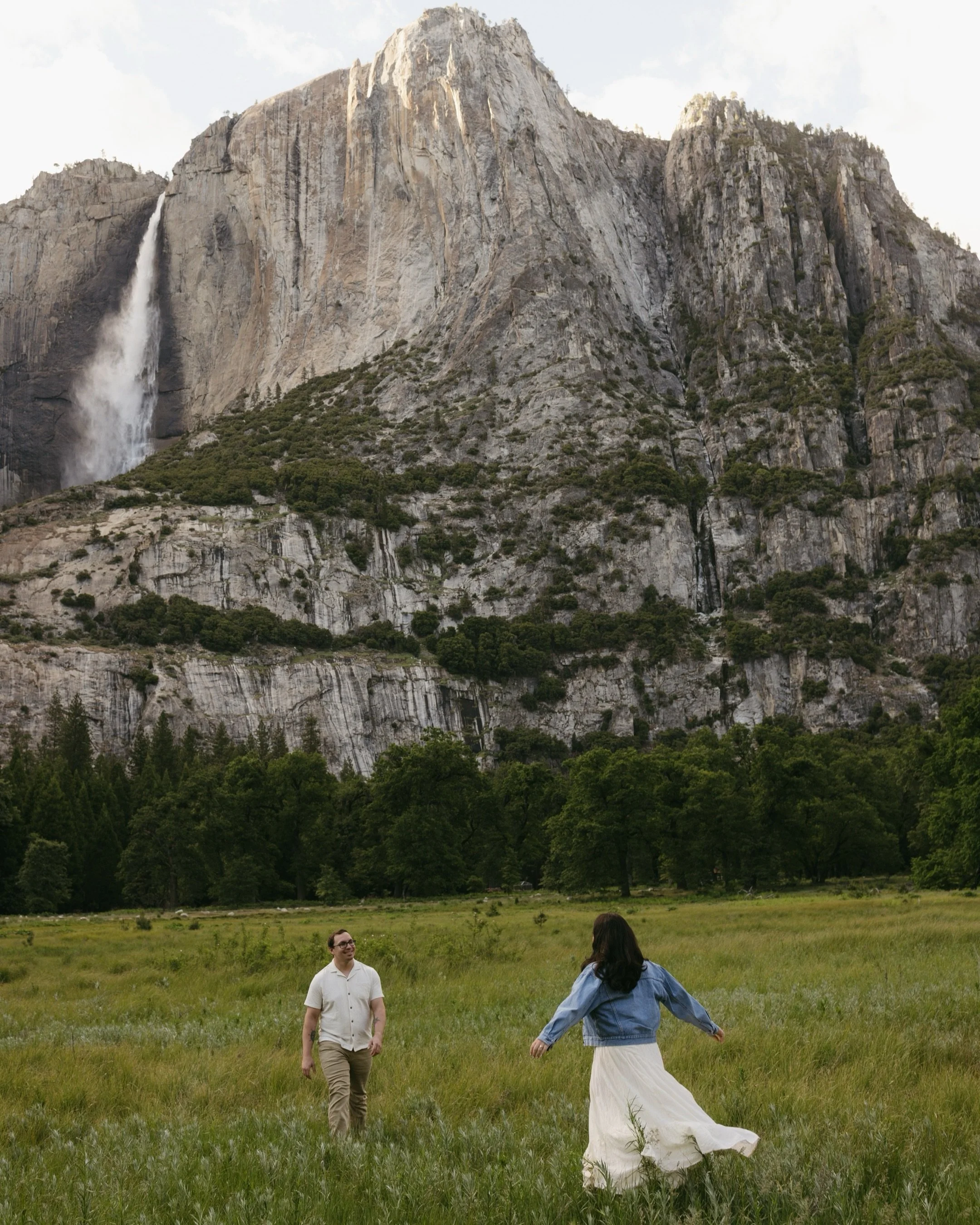 Some mornings feel straight out of a dream &mdash; running through the valleys of Yosemite with these two, chasing the first light as the sun slowly rose over Glacier Point. The kind of sunrise that makes you stop for a second and realize just how wi