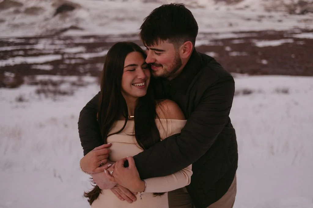 Surprise proposal beneath Mount Crested Butte