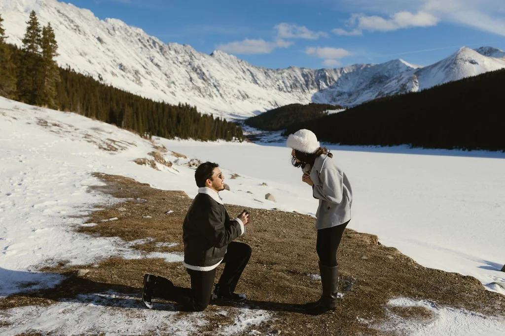 Breckenridge, Colorado surprise proposal in the mountains