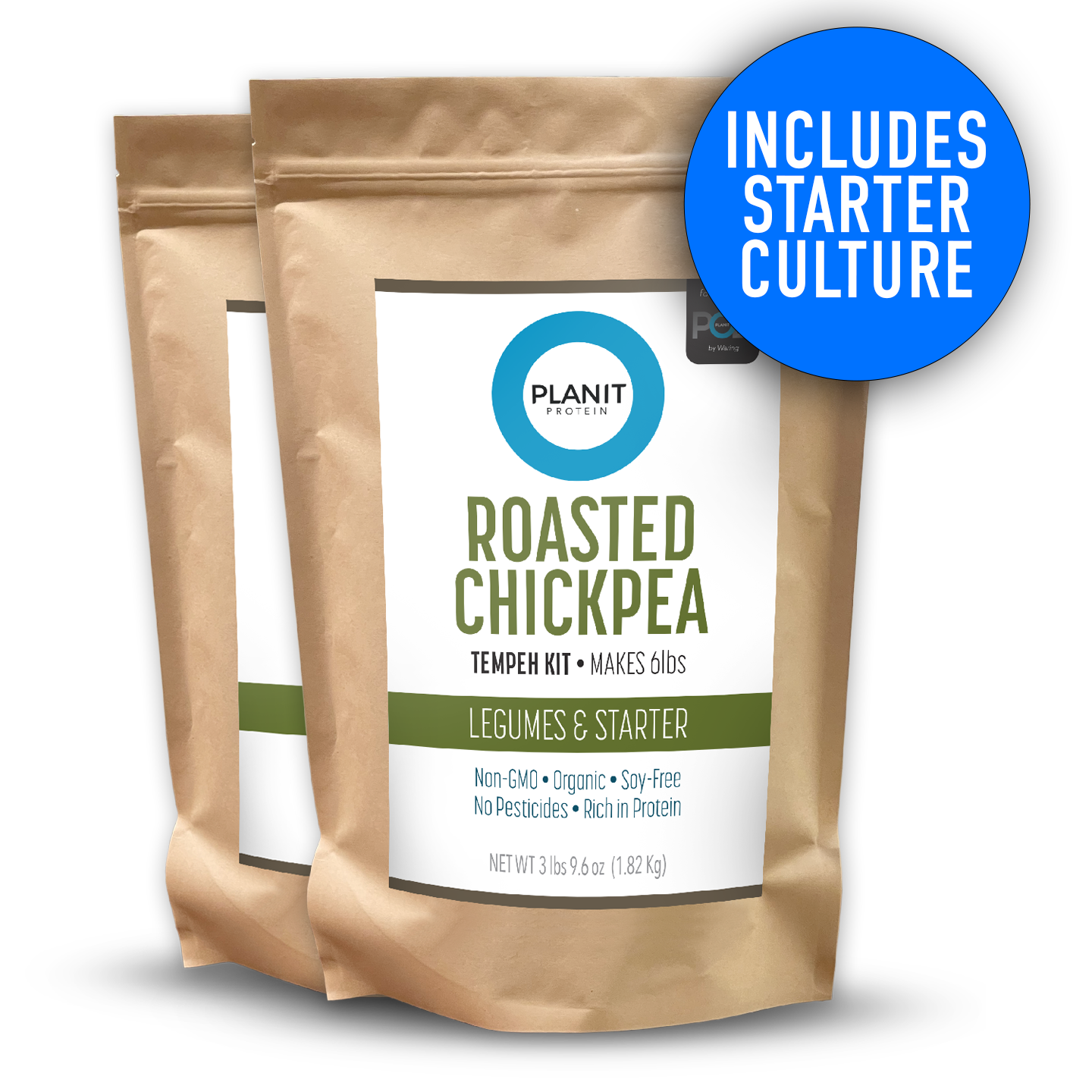 Roasted Chickpea Tempeh Kit 2PACK — Planit Protein