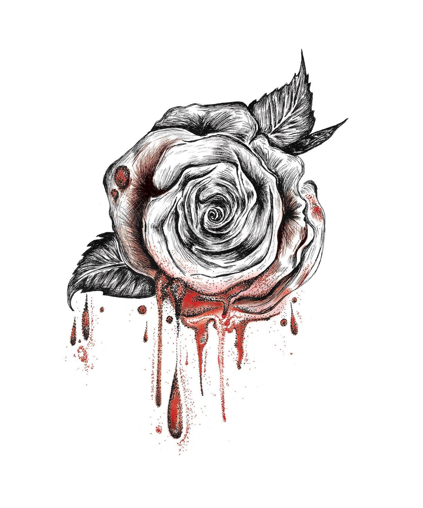 I love to draw in pen &amp; ink! How would you describe my style? Comment below. 

 

 

 

#hootdesignstudio 
#customart #rose #rosetattoo #roseart 
#illustration #sketchbook #sketching #artwork #traditionalart #tattoodesign #tattooideas #inkdrawing