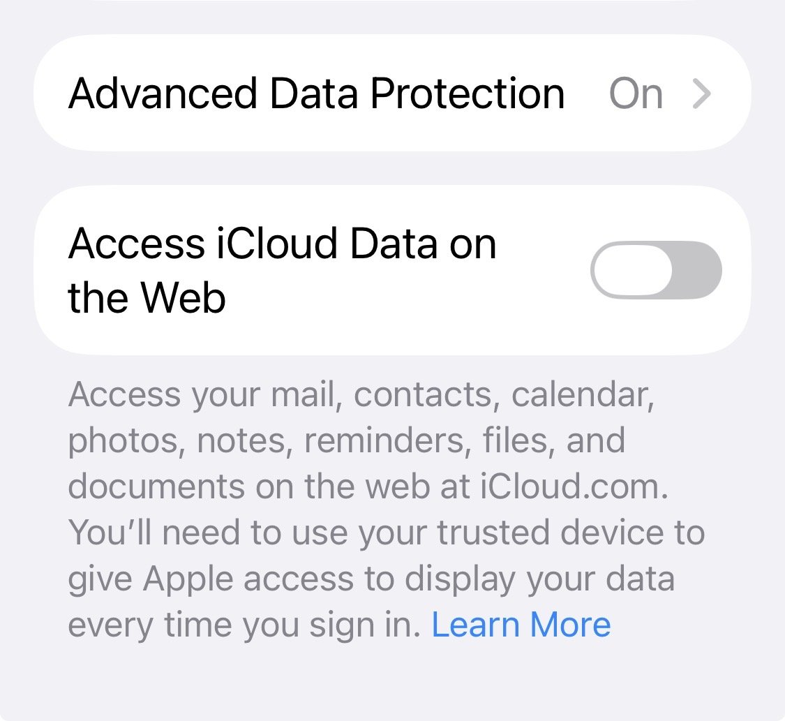 Advanced Data Protection