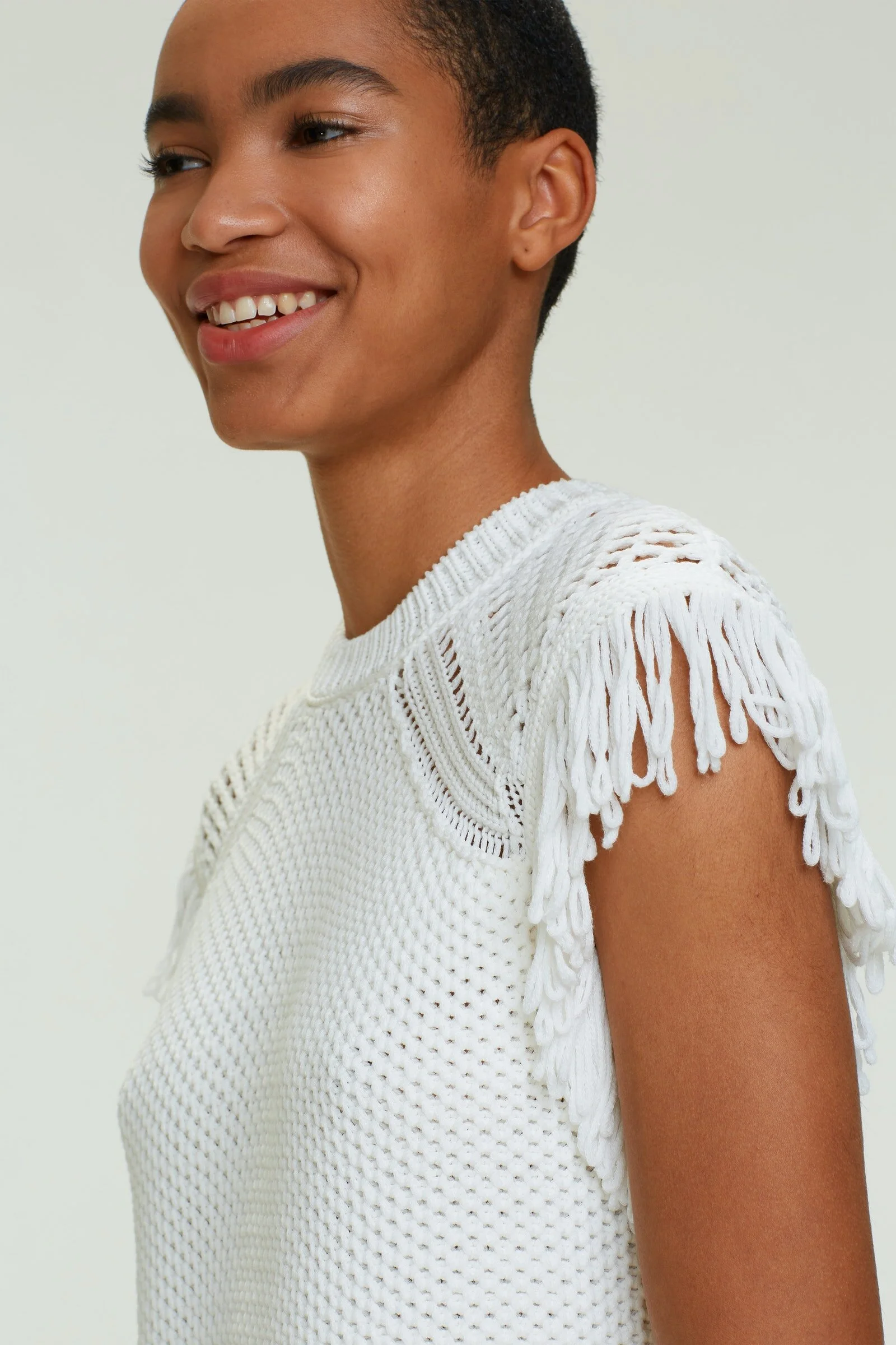 Fringe Knit Top — MAXI SHOP