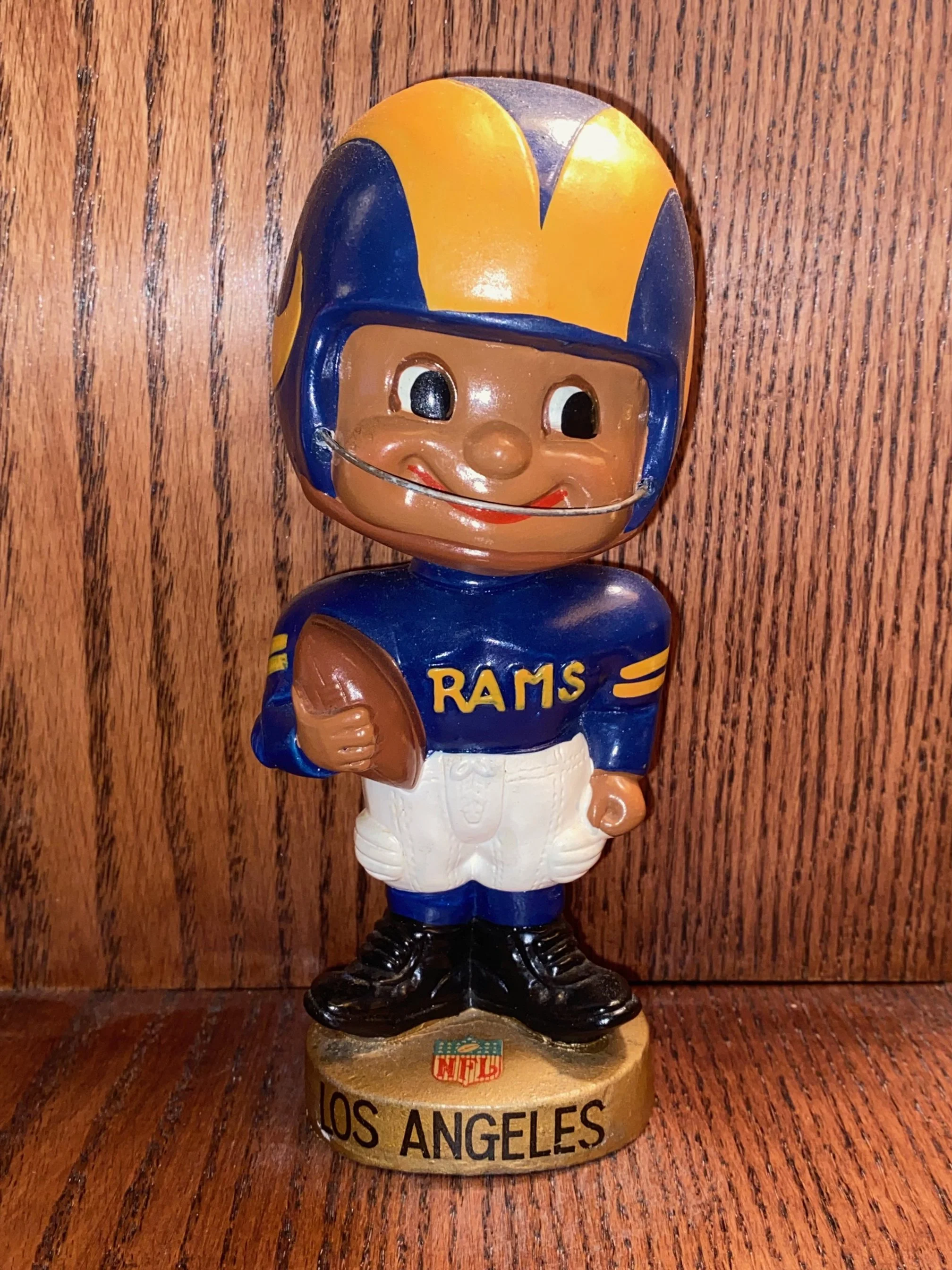 Los Angeles Rams Black Player Nodder - Near Mint - Central PA Nodders