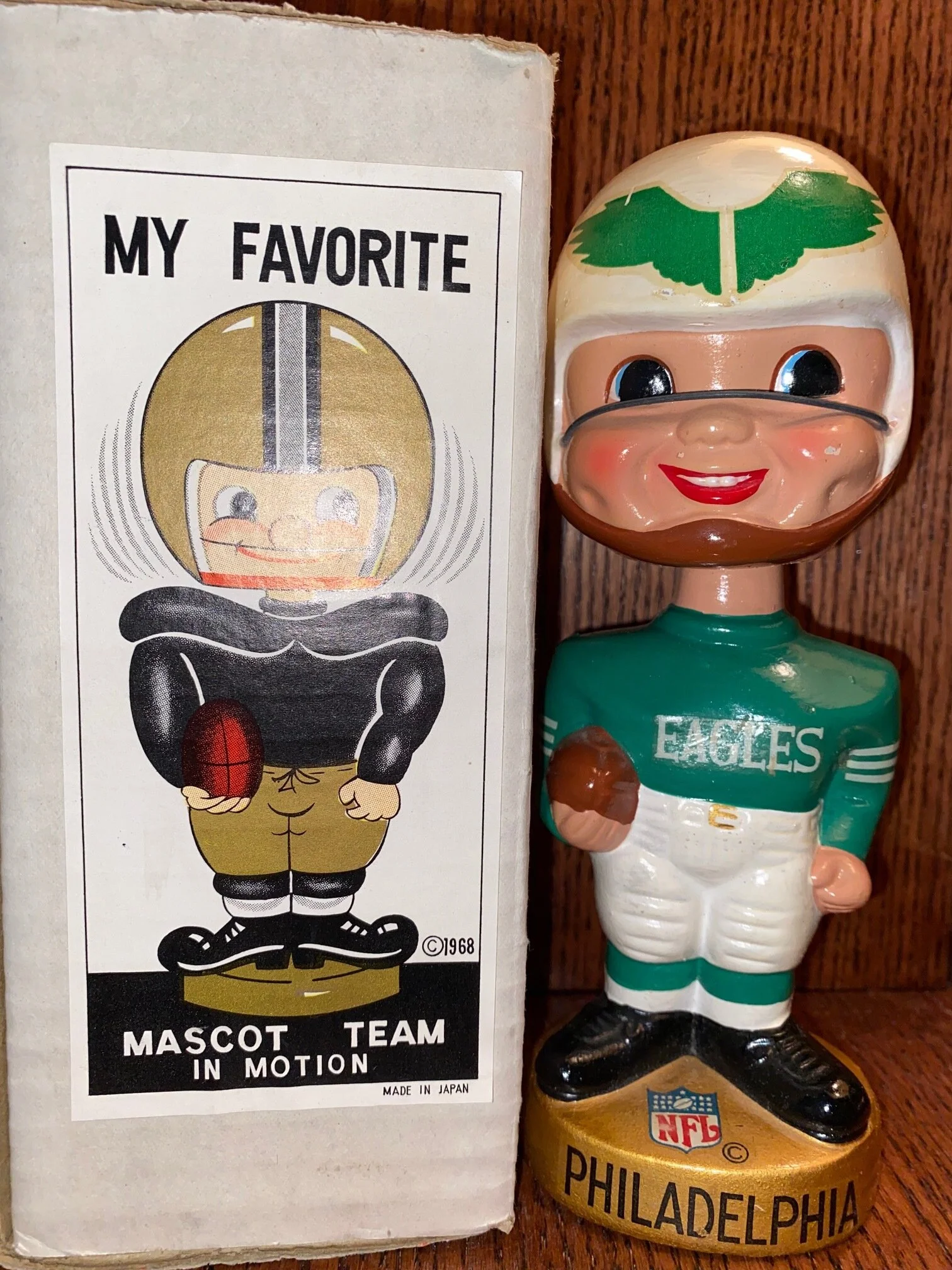 Philadelphia Eagles 1968-70 Merger - Gem Near Mint with Box