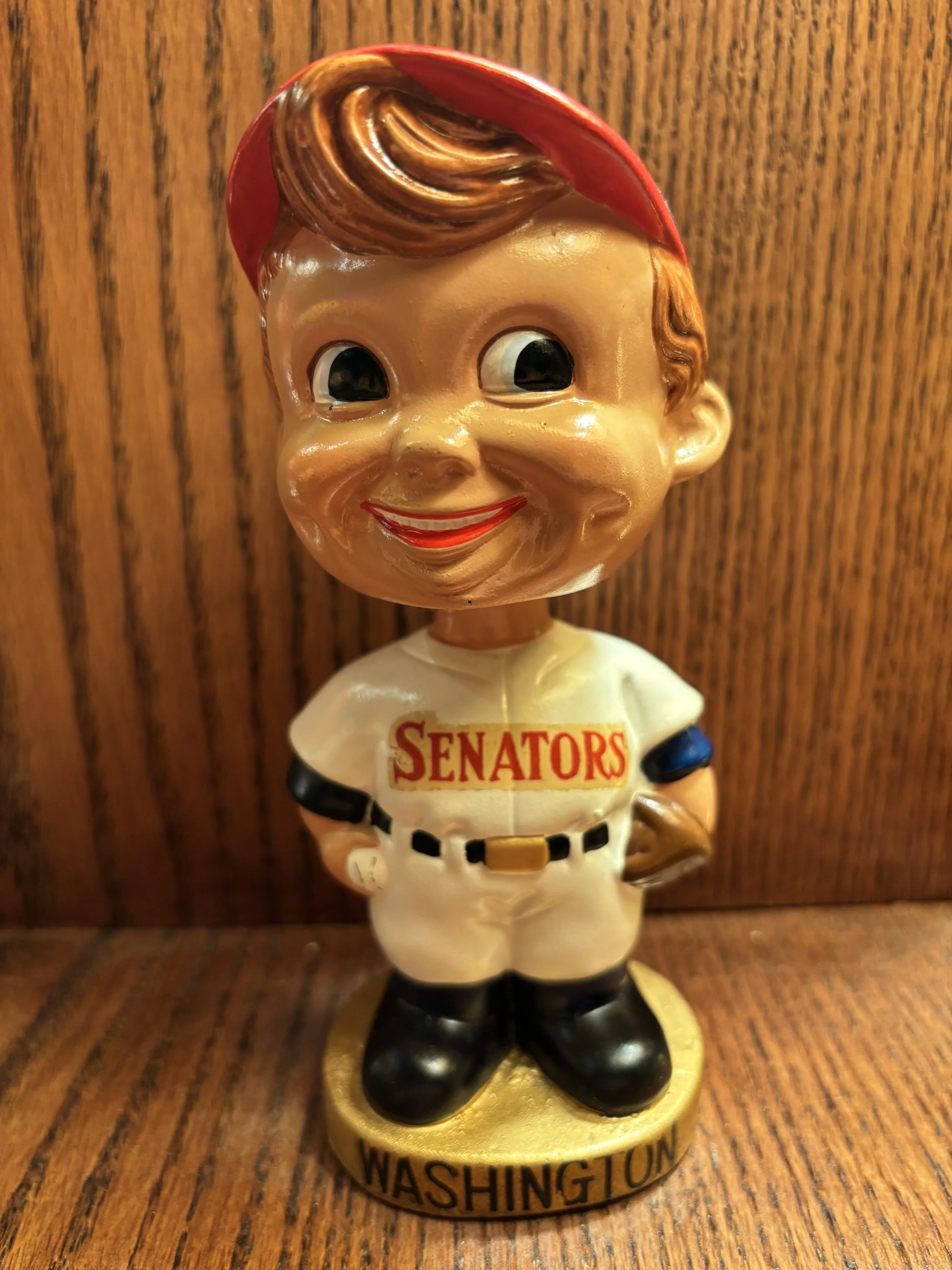 Washington Senators Blue Cap with Halo Gold Base - Near Mint Plus