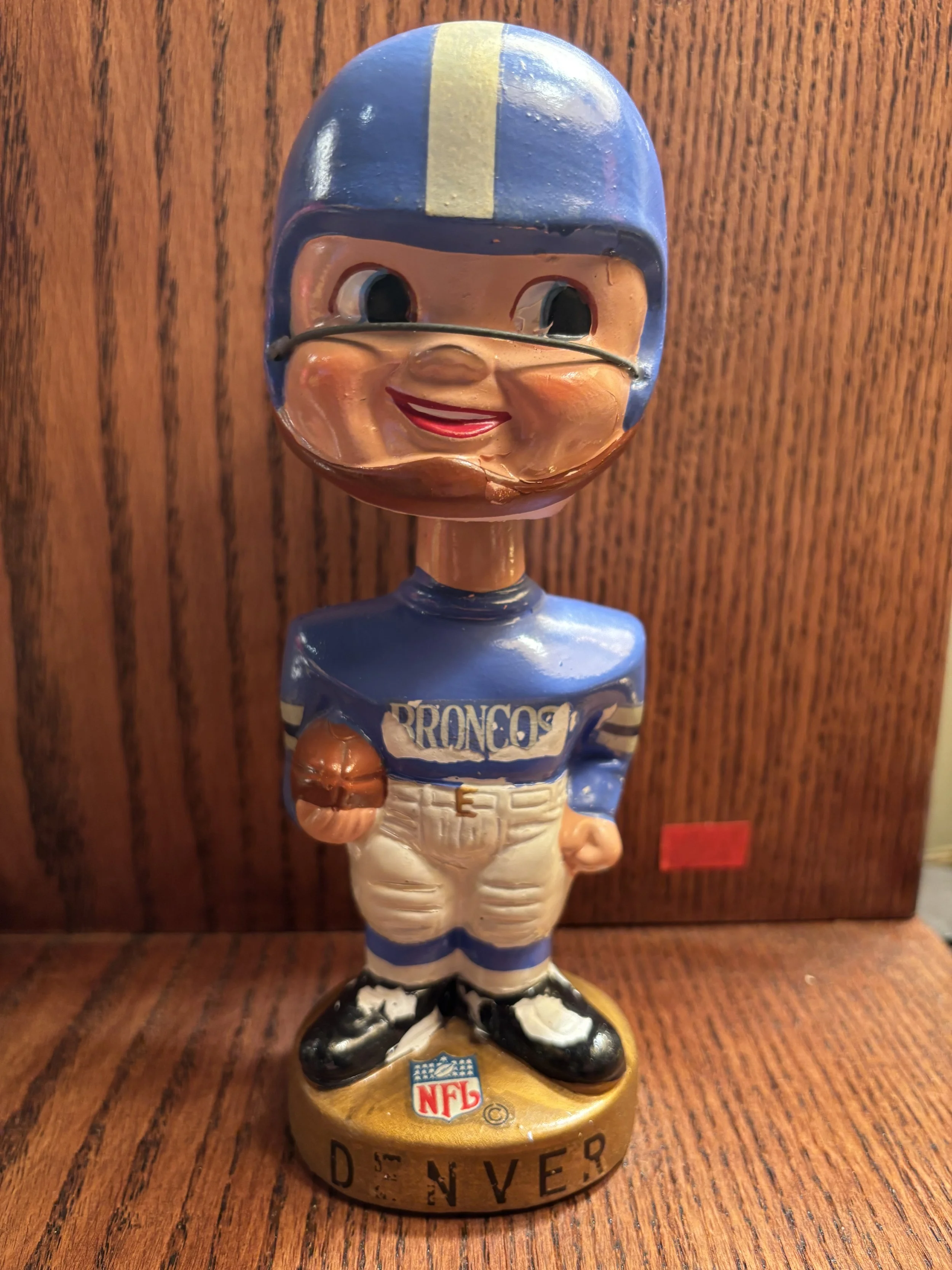 Denver Broncos Blue Helmet/Jersey Version Merger Series