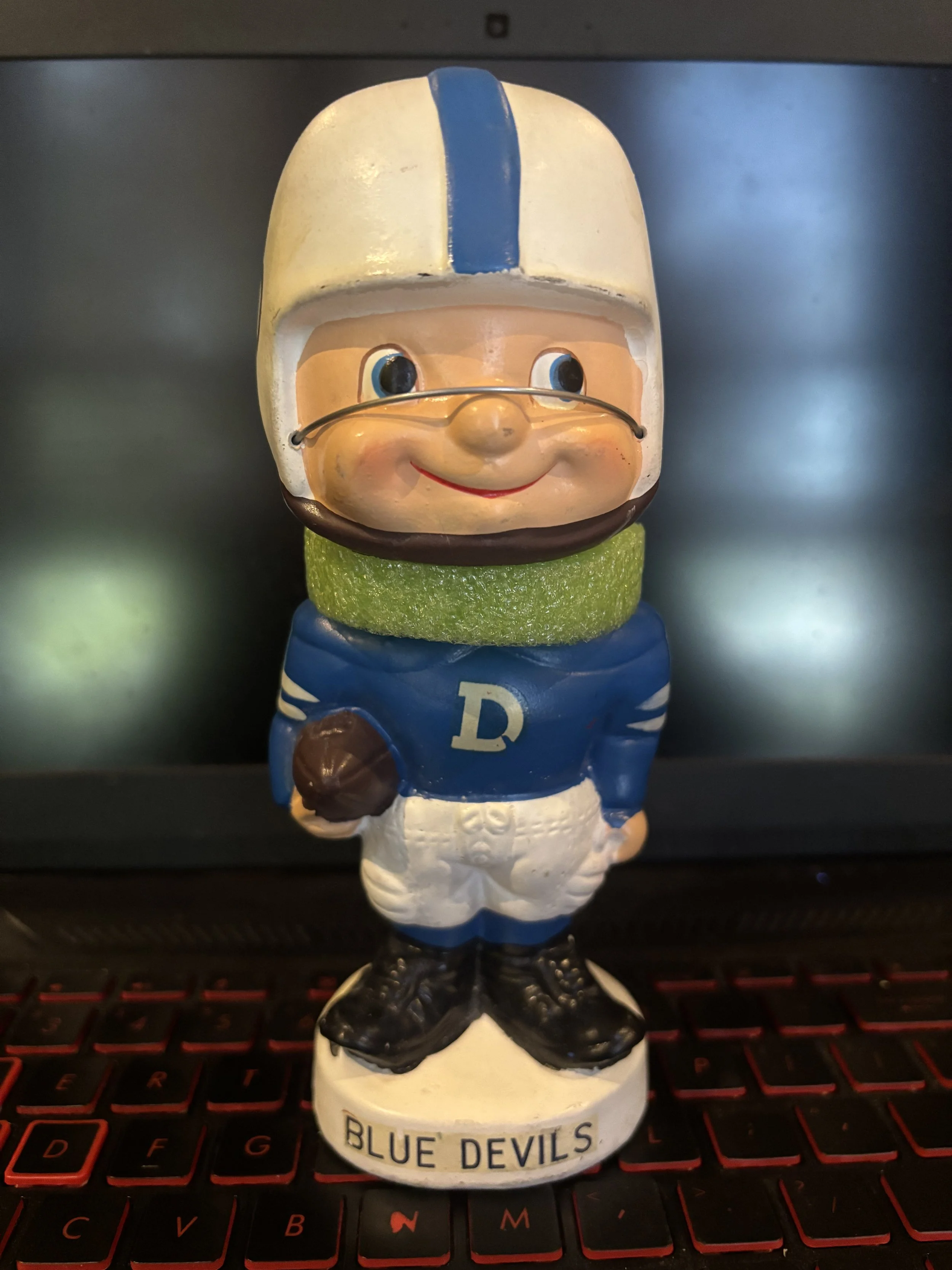Duke Blue Devils Type 4 Vintage Nodder - Near Mint