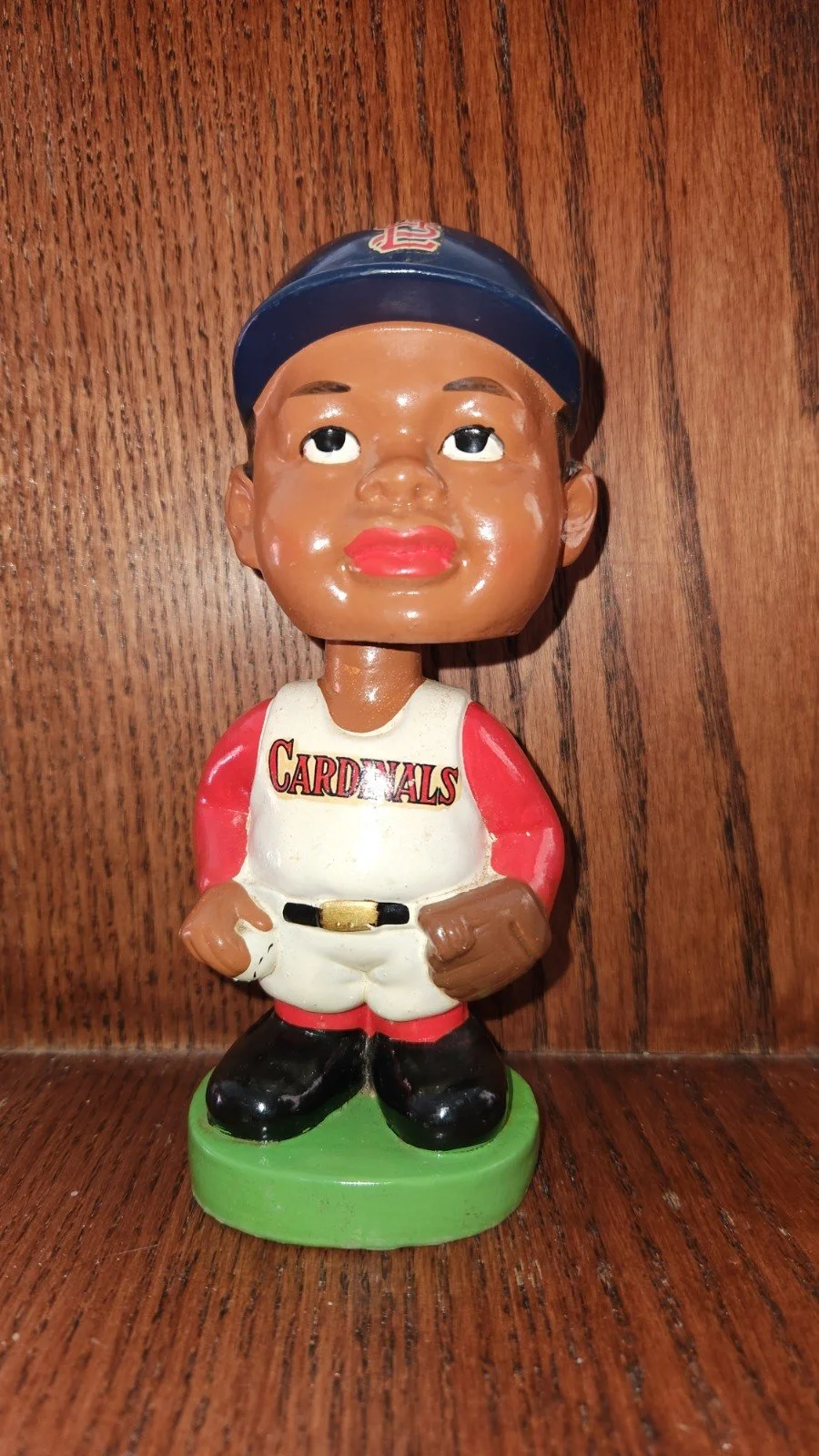 St. Louis Cardinals Black Face Baseball Nodder