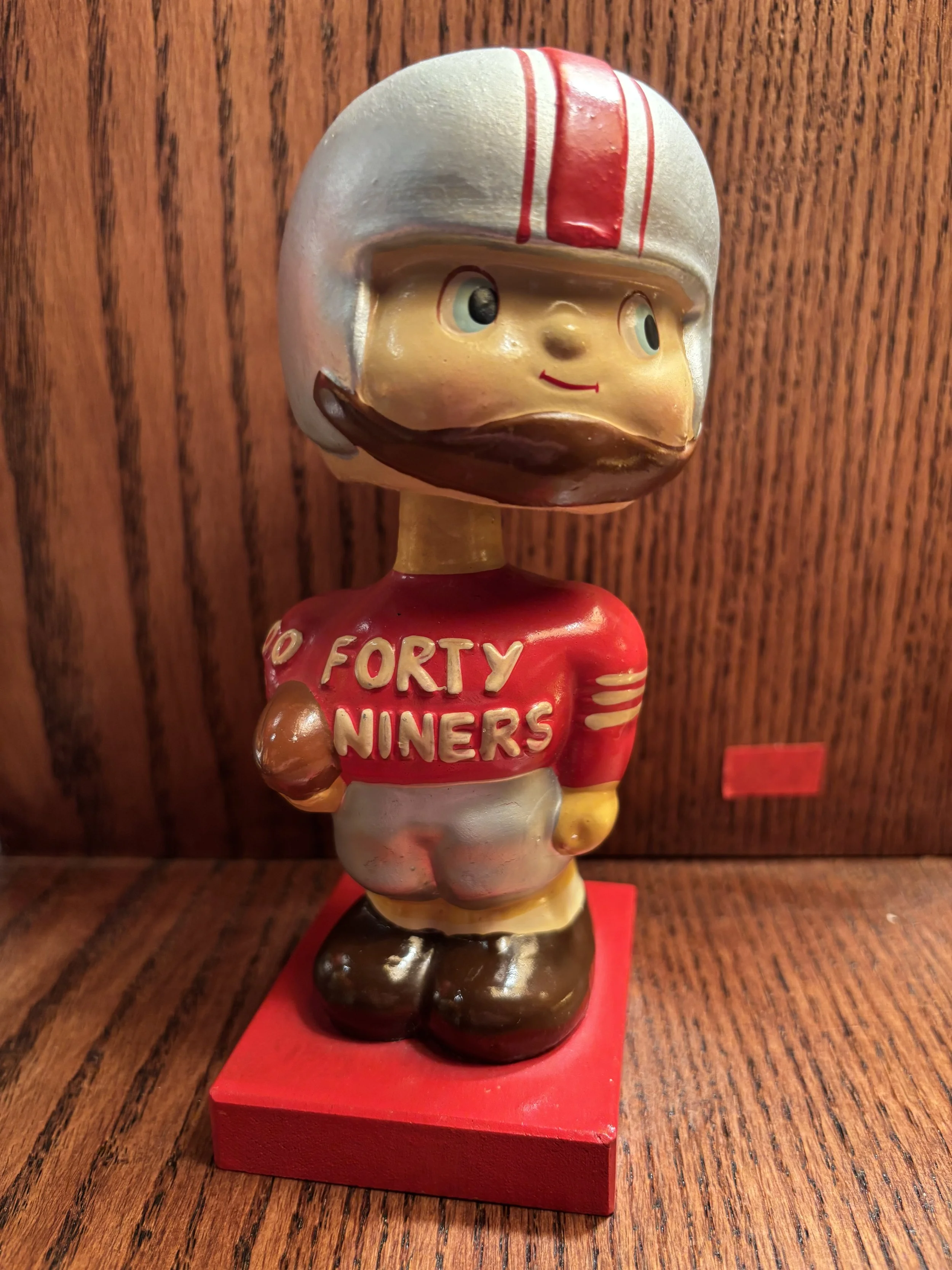 San Francisco 49ers Wood Base 1960 - Near Mint Minus