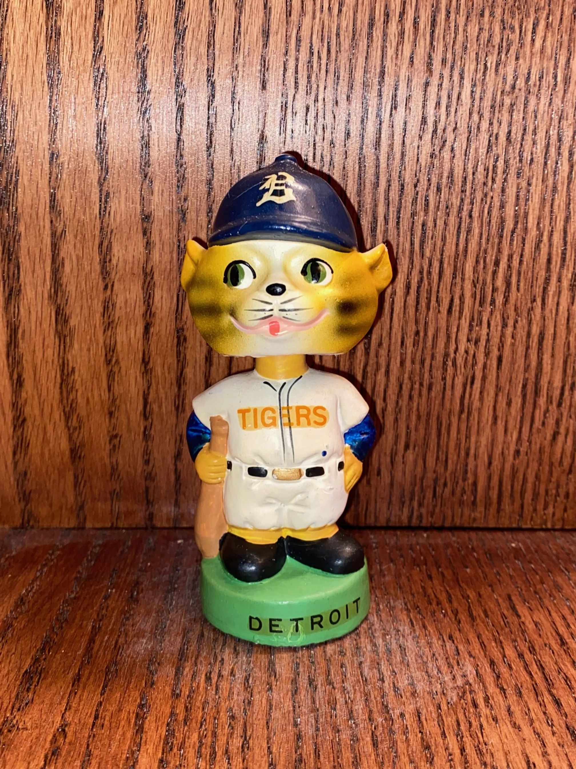 Detroit Tigers Mini Green Base Nodder 1962 - Near Mint