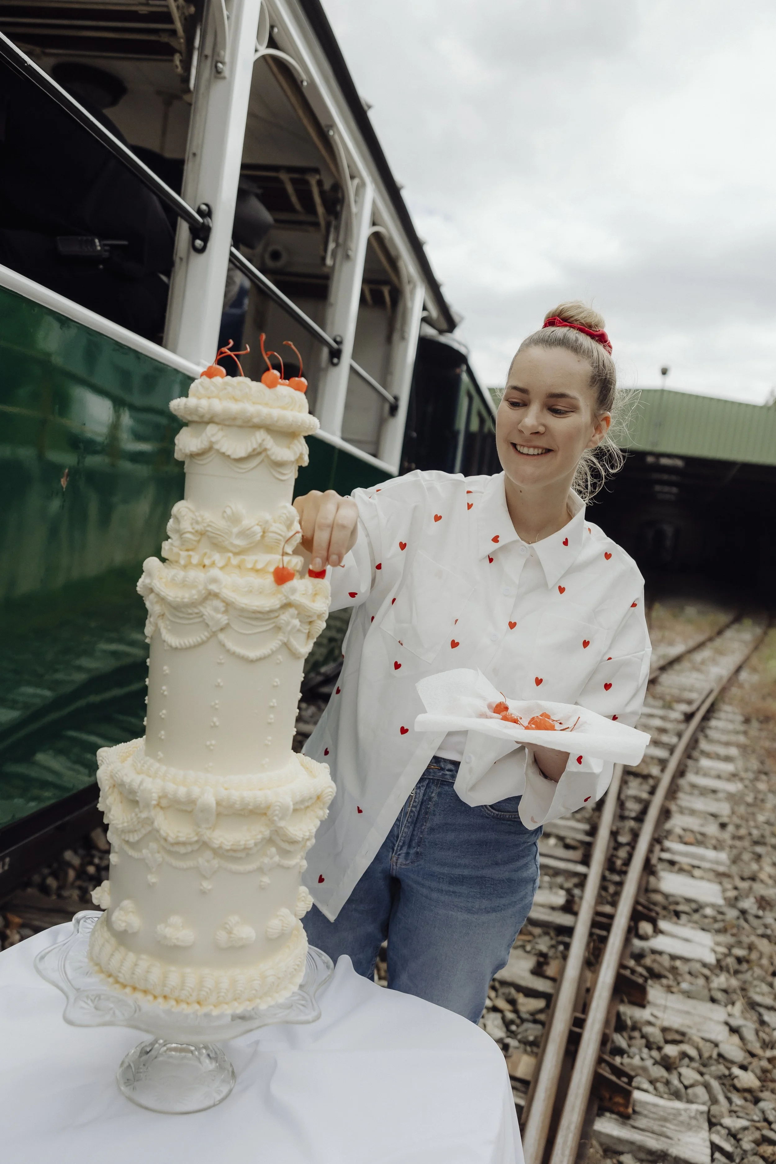 Styleshooting Murtalbahn Hochzeitstorte