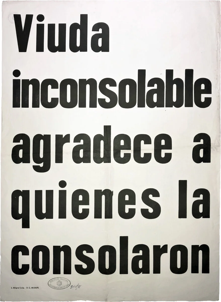 Afiche Callejero Street Poster 1975