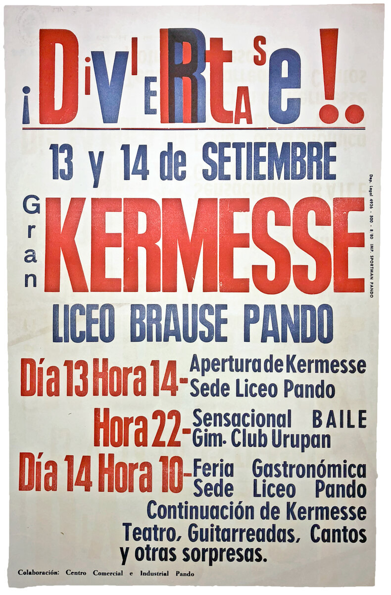 Afiche Callejero Street Poster 1980