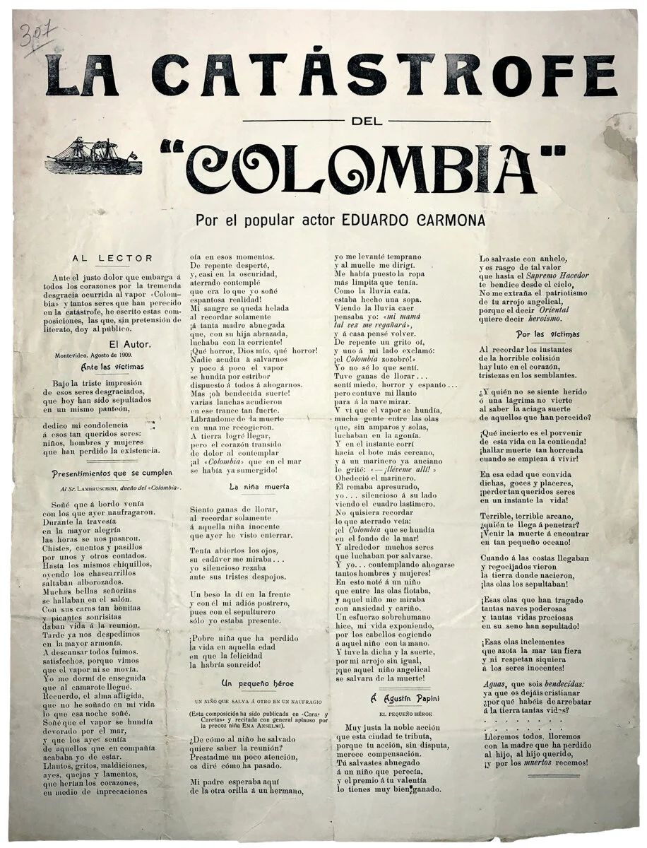 Afiche Callejero Street Poster 1909