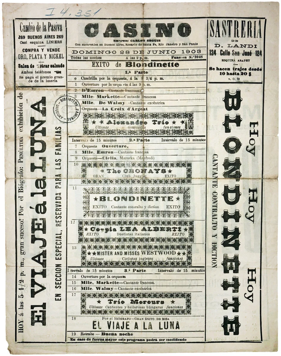 Programa Program 1903