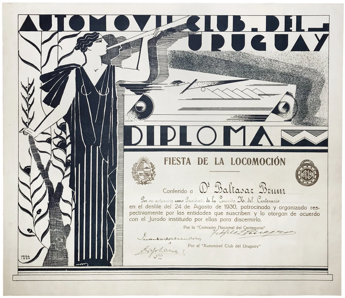 Diploma Diploma 1930