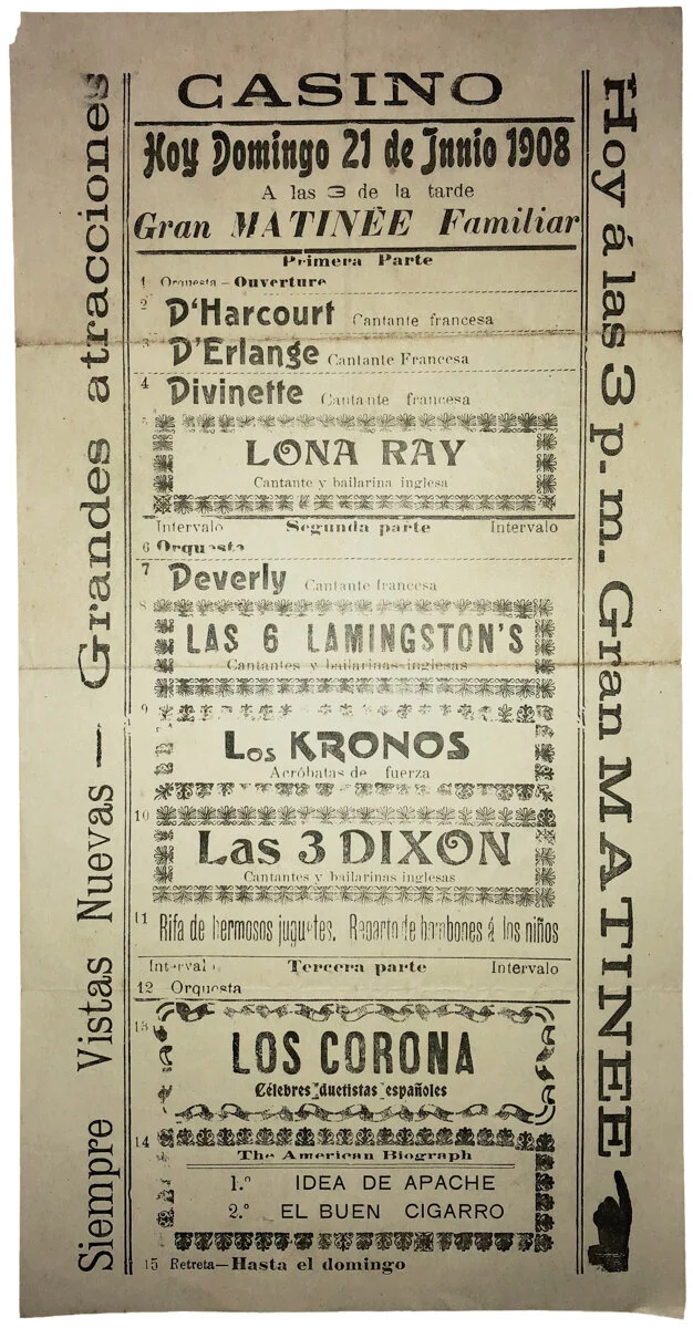 Programa Program 1908