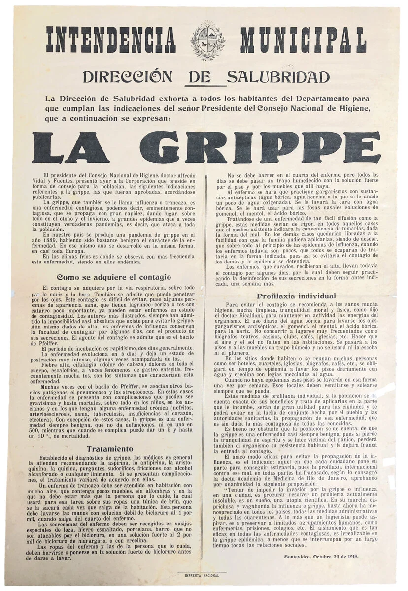 Afiche Callejero Street Poster 1918