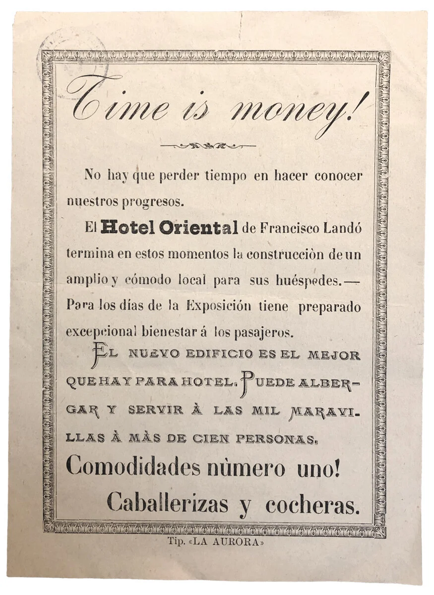Volante Flyer Circa 1900
