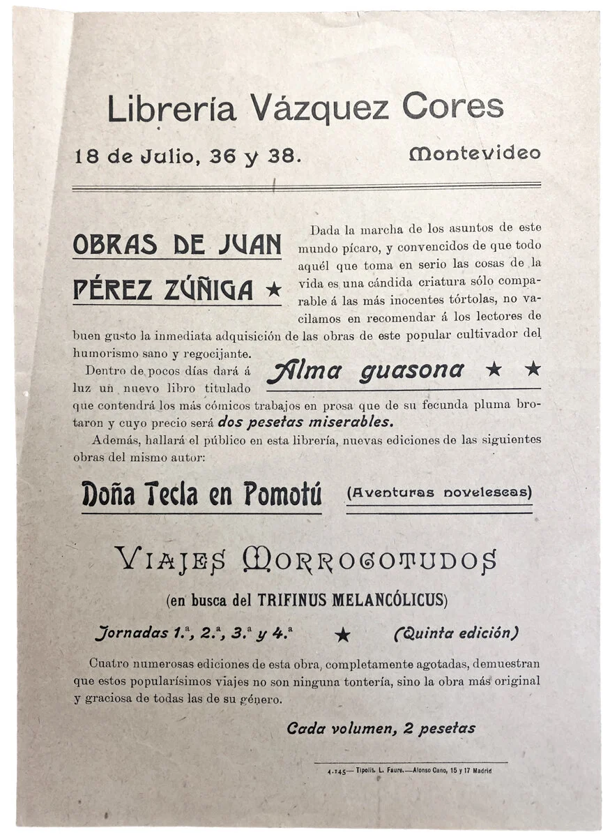 Volante Flyer Circa 1900